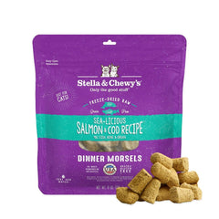 Stella & Chewy's salmon-cod-bowl: protein-rich morsels ready for serving.