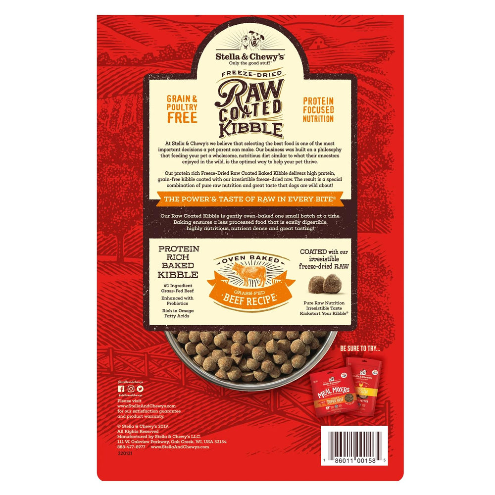 Stella & Chewy's beef, organ, and lamb blend delivers high-quality protein.
