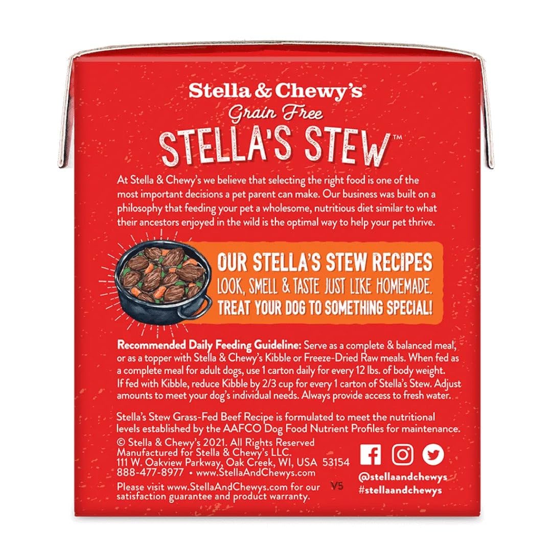 Stella & Chewy's Stella's Stew bone broth in bowl enhances flavor and digestion