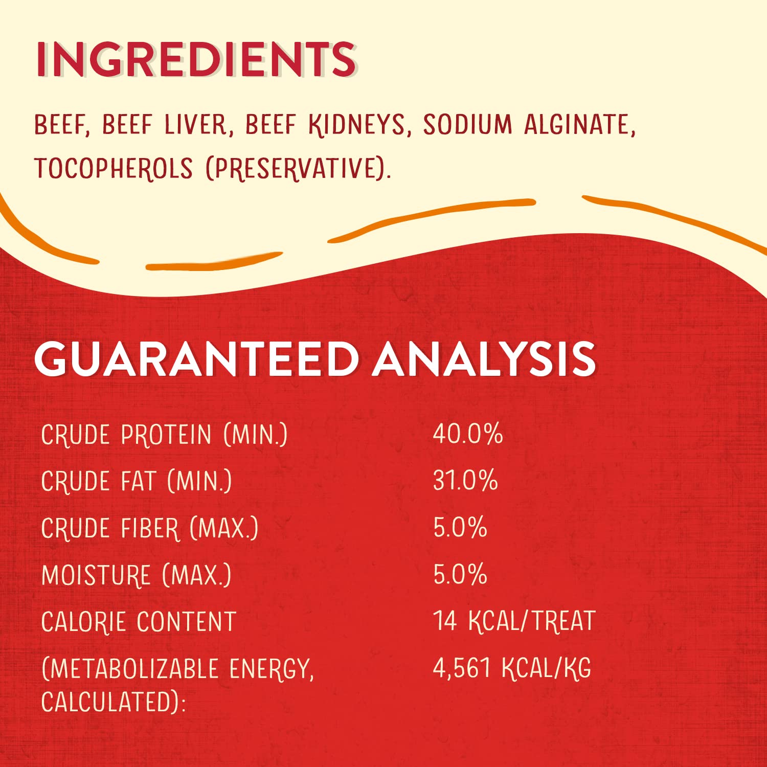 Stella & Chewy's Wild Weenies ingredients-label photo emphasizes no fillers or artificial flavors.