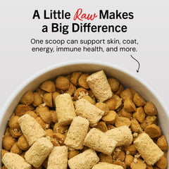 Stella & Chewy's 95% cage-free chicken with organs and bone protein-rich.