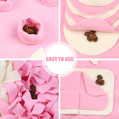 Stellaire Chern snuffle mat open-fill view enables easy treat hiding for foraging.