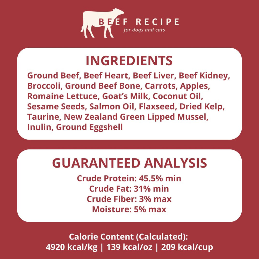 Steve's Real Food beef nuggets rehydrated to restore moisture.