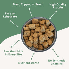 Steve's Real Food Turducken Nuggets package close-up highlighting ingredients.