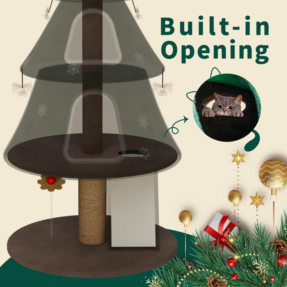 STILLCOVE cat-tree-semi-enclosed-beds creates cozy private retreats.