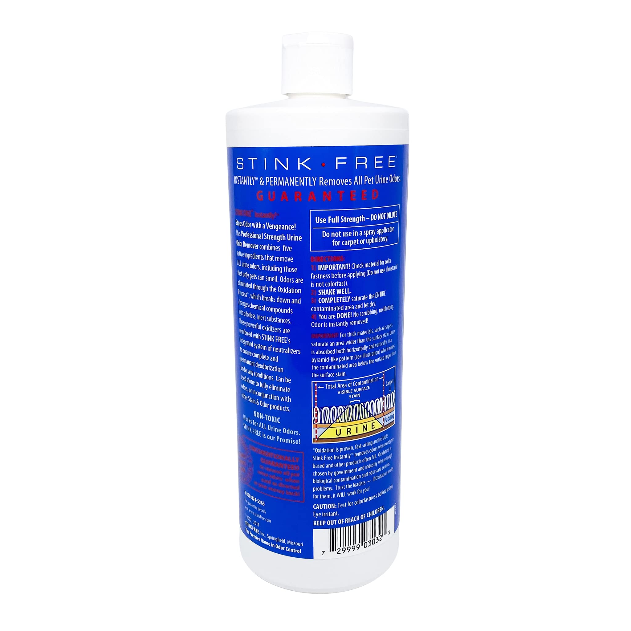 Stink Free Urine Odor Remover safe for families and pets