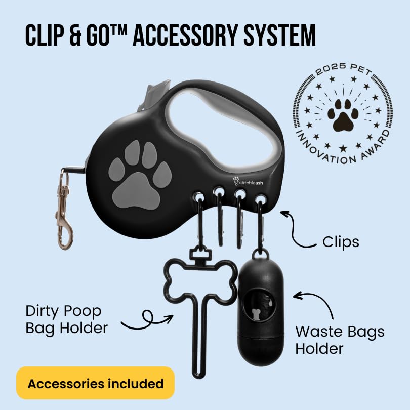 StitchLeash customizable openings hold keys and sanitizer for quick access.