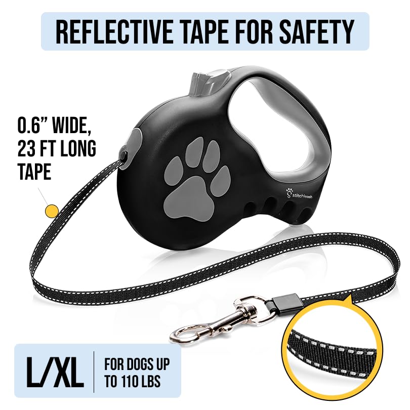 STITCHLEASH StitchLeash customizable openings design for easy access on walks.
