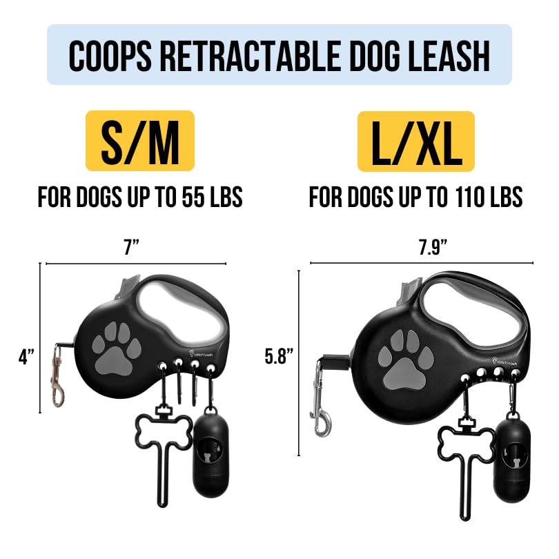 STITCHLEASH StitchLeash poop bag holder and dispenser for on-the-go cleanup.