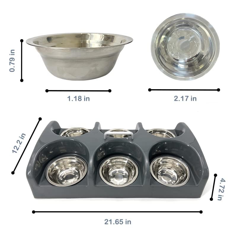 STKBES Puppy Feeding System detachable carrying handle enables easy portability.