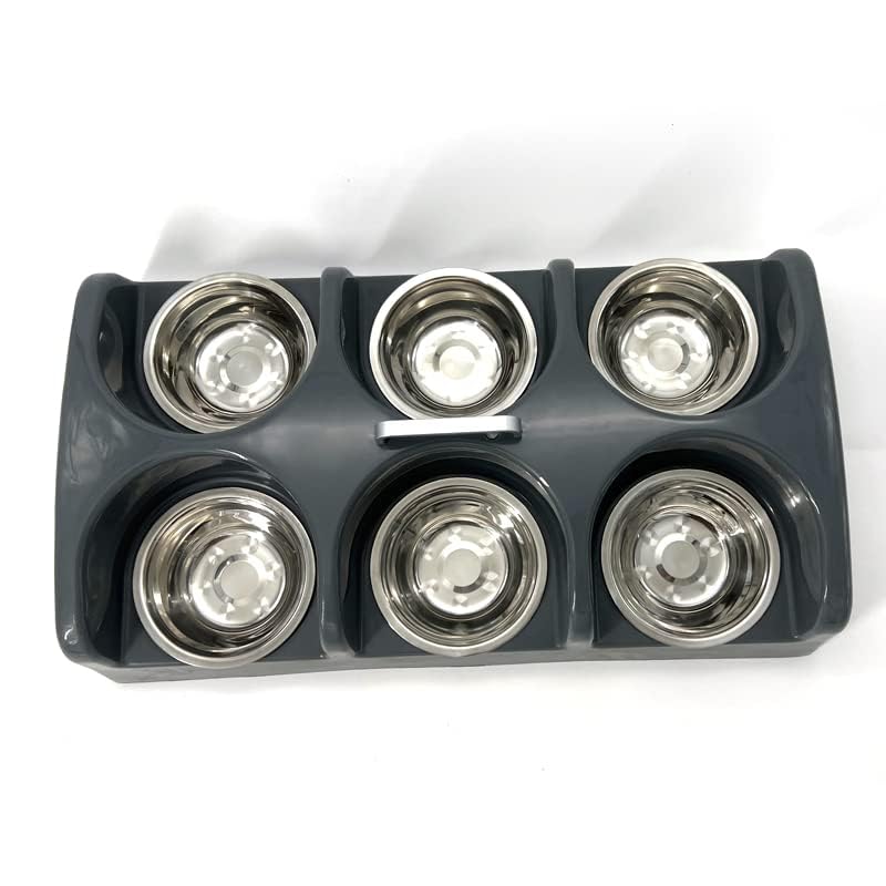 STKBES Puppy Feeding System mealtime organization reduces food waste and mess.