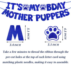 STMK dog birthday bow tie in bling design, comfortable for pets.