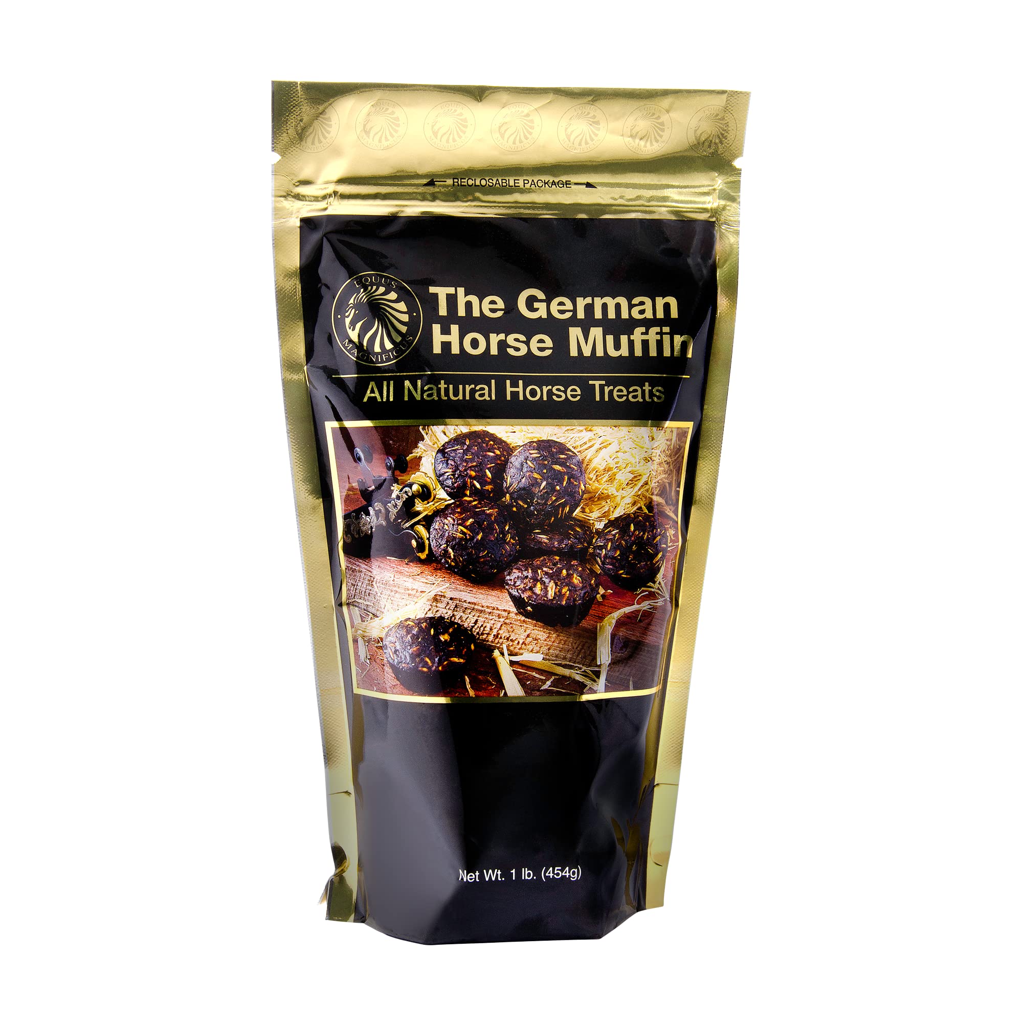 STONEMUSLE El Muffin Alemán para Caballos, snack natural para caballos, ideal para entrenamiento.