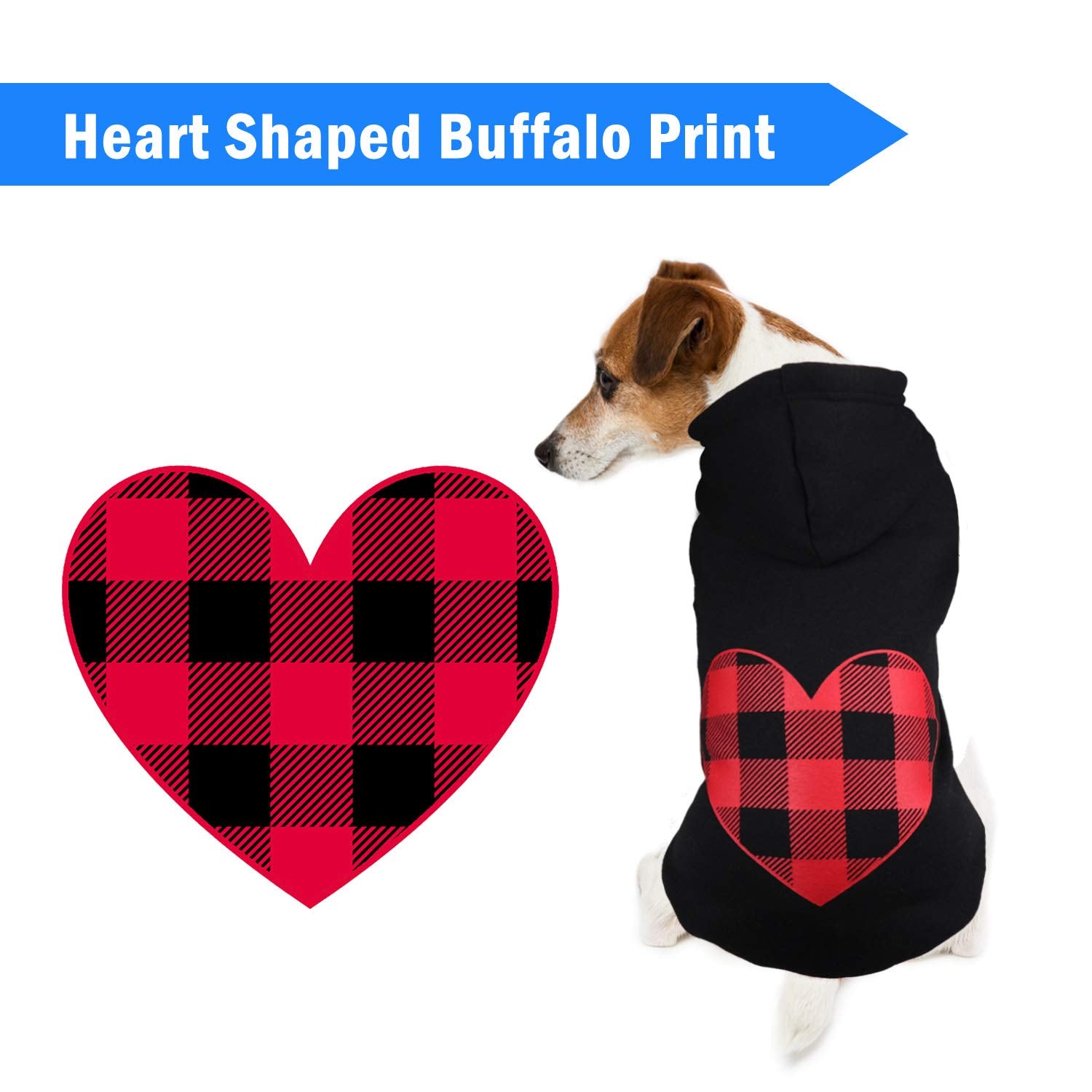Stpiatue dog hoodie machine washable for easy care