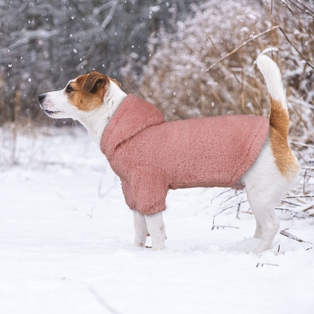 Stpiatue sudadera para perros grandes, tejido sherpa, suave y abrigador.