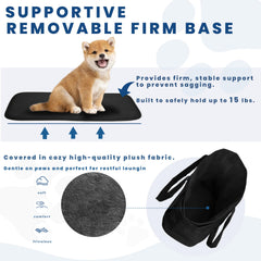 STRAODTIC small dog purse carrier front pocket for treats and essentials.