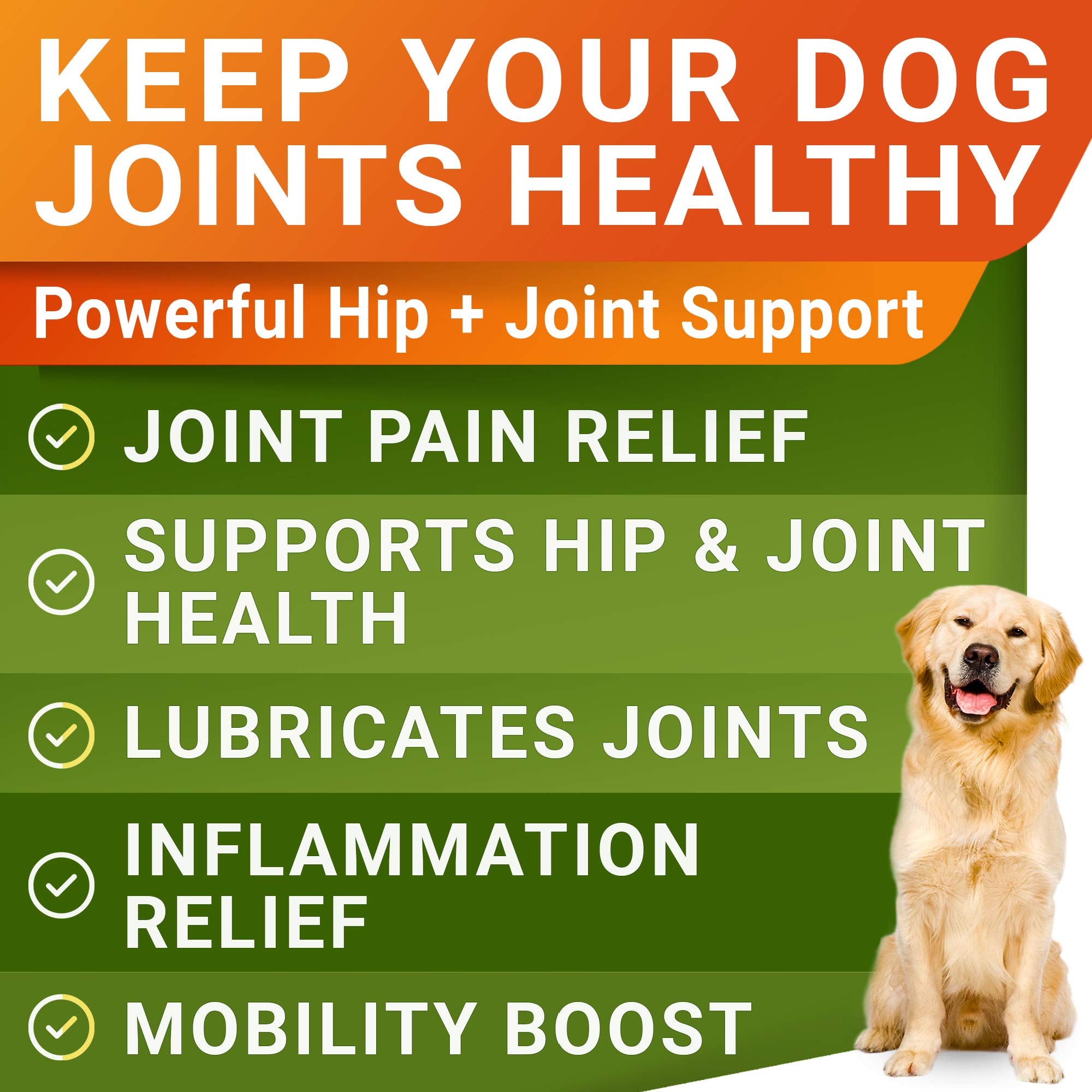 STRELLALAB advanced mobility chews closeup highlights soft texture and daily hip joint care.