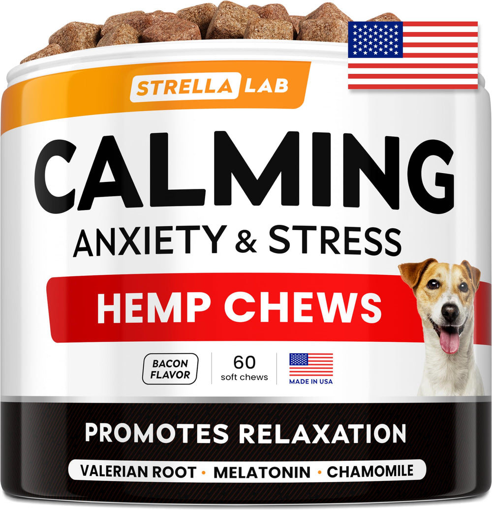 STRELLALAB Bote Calma Perro, envase práctico para uso diario.