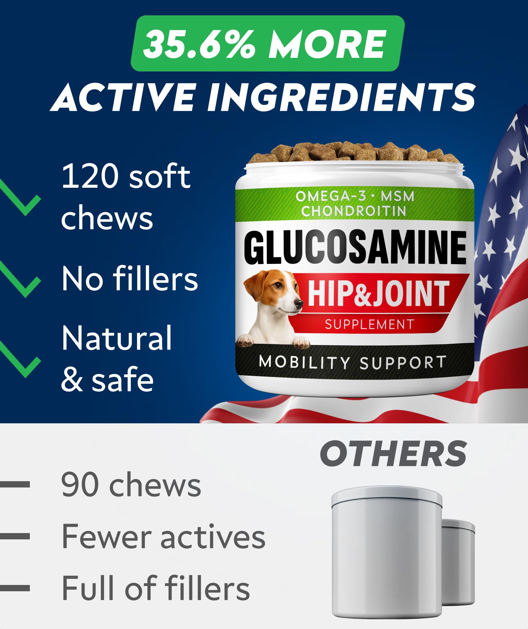 STRELLALAB-chondroitin-msm-ingredients shot underscores comprehensive joint support.