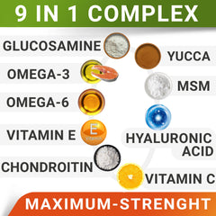 STRELLALAB glucosamine chondroitin MSM blend boosts mobility in older dogs
