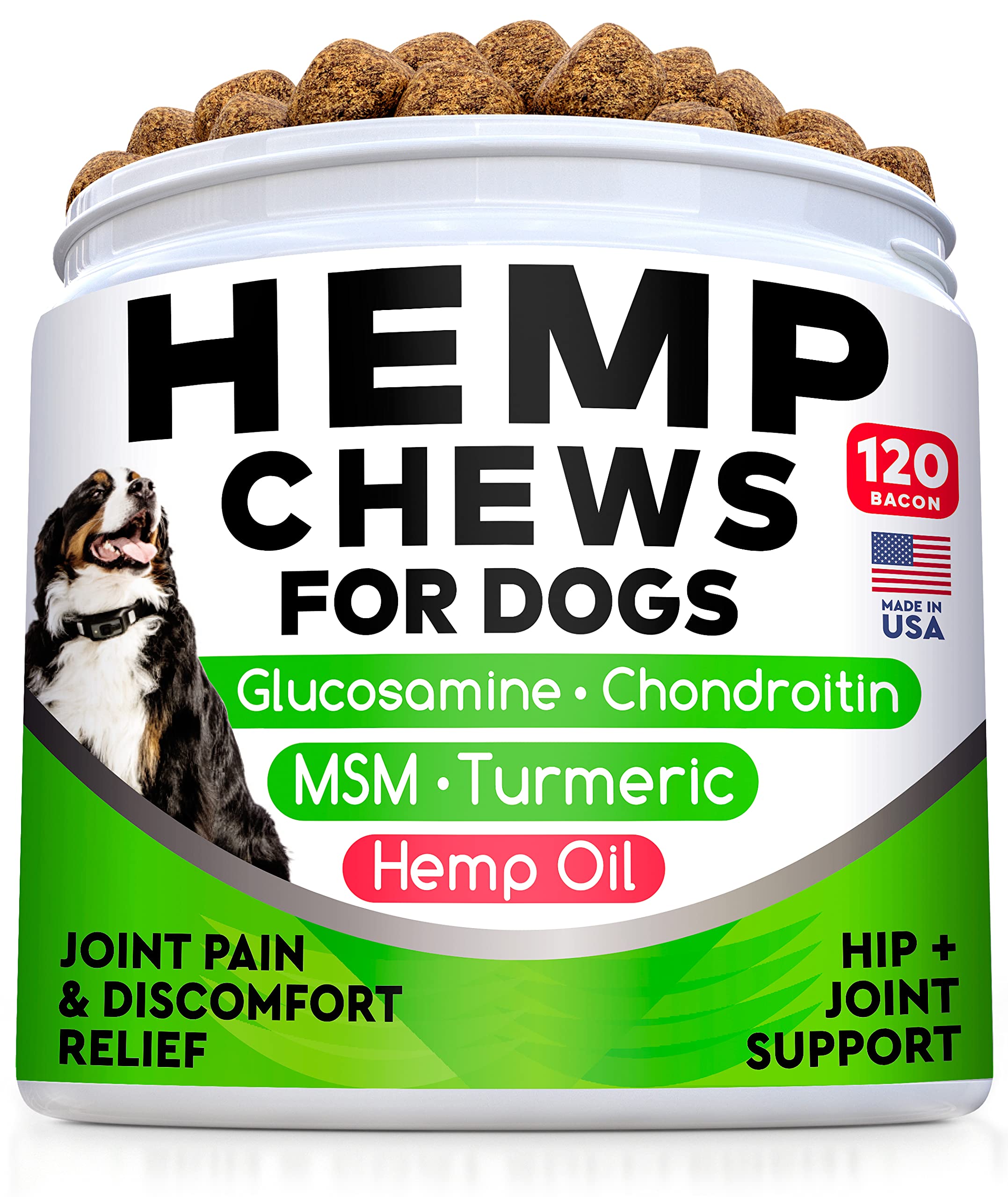 STRELLALAB hemp chews feeding scene demonstrates easy daily treat.