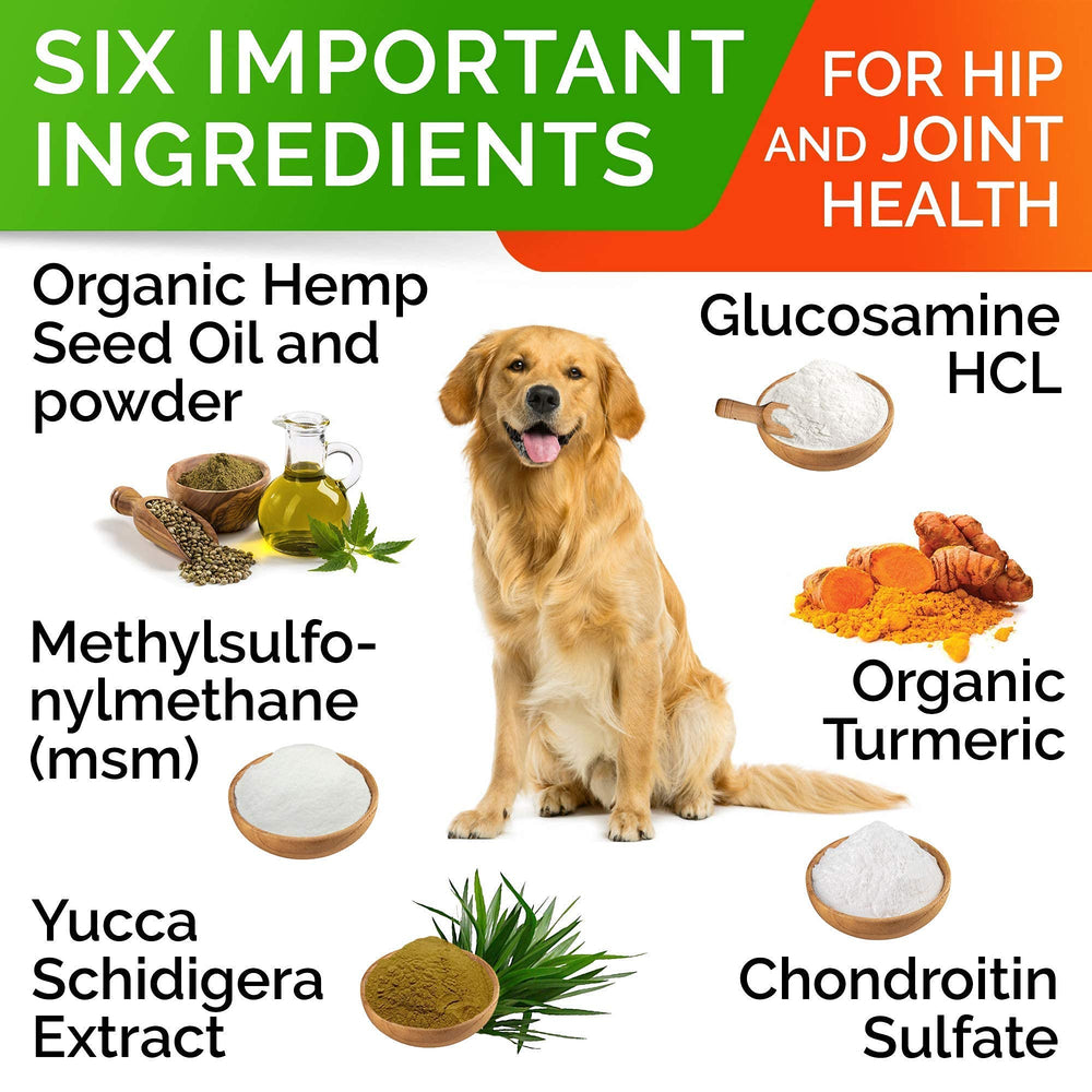 STRELLALAB hemp chews with turmeric and hemp oil for mobility support.