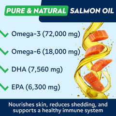 STRELLALAB Omega 3 dog chews close-up shows palatable texture for daily use.