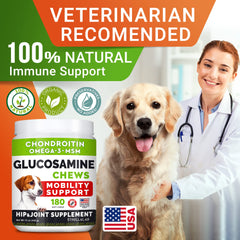 STRELLALAB omega-3 dogs-chews closeup promoting coat health