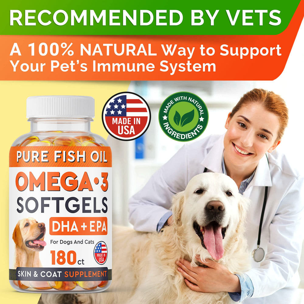 STRELLALAB Omega 3 dog skin and coat shine.