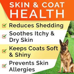 STRELLALAB Omega 3 softgel closeup highlighting EPA and DHA benefits.