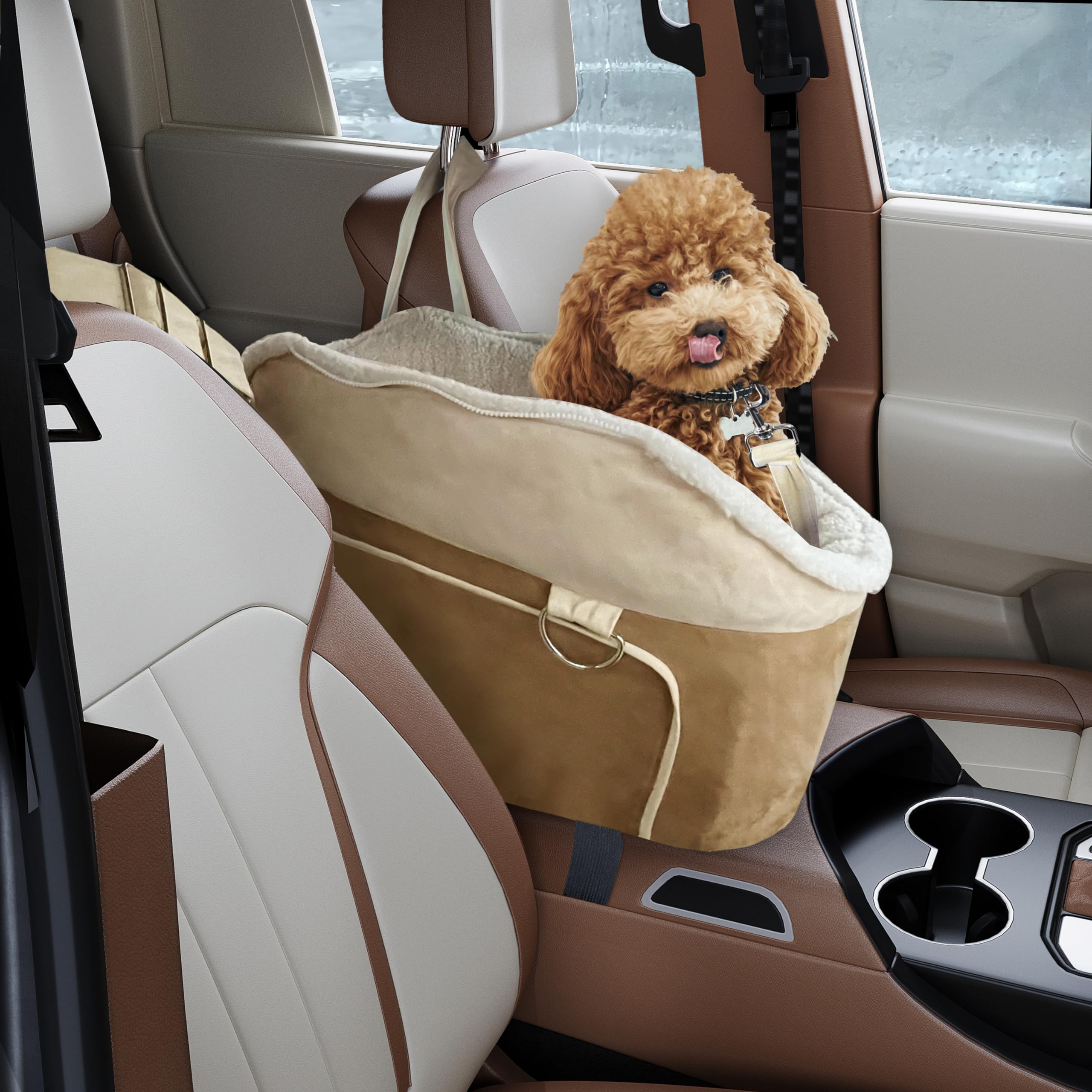 Strusery dog car seat full setup in vehicle front or back seat