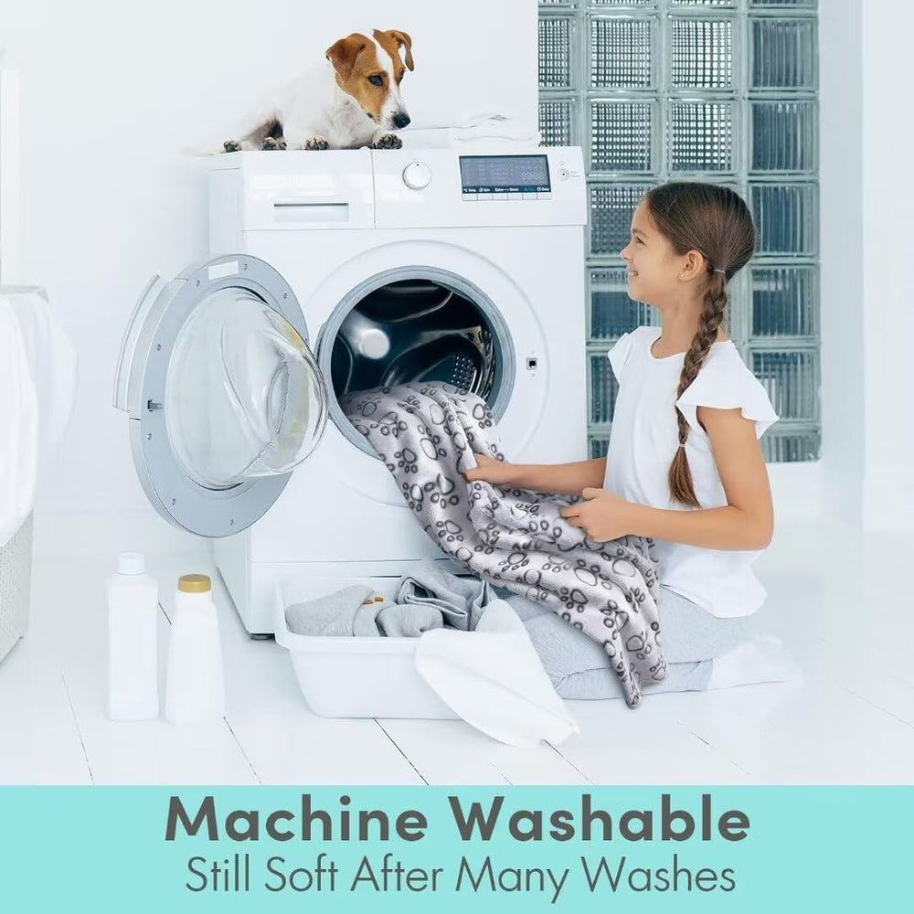 Stuffed Premium Soft Dog Blanket machine washable and dryer safe for easy care.
