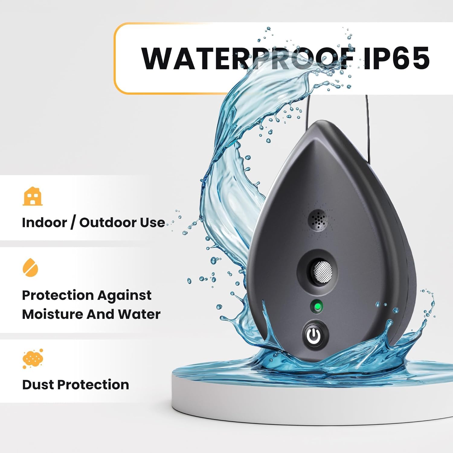 STÙNICK durable weatherproof deterrent withstands rain and sun.