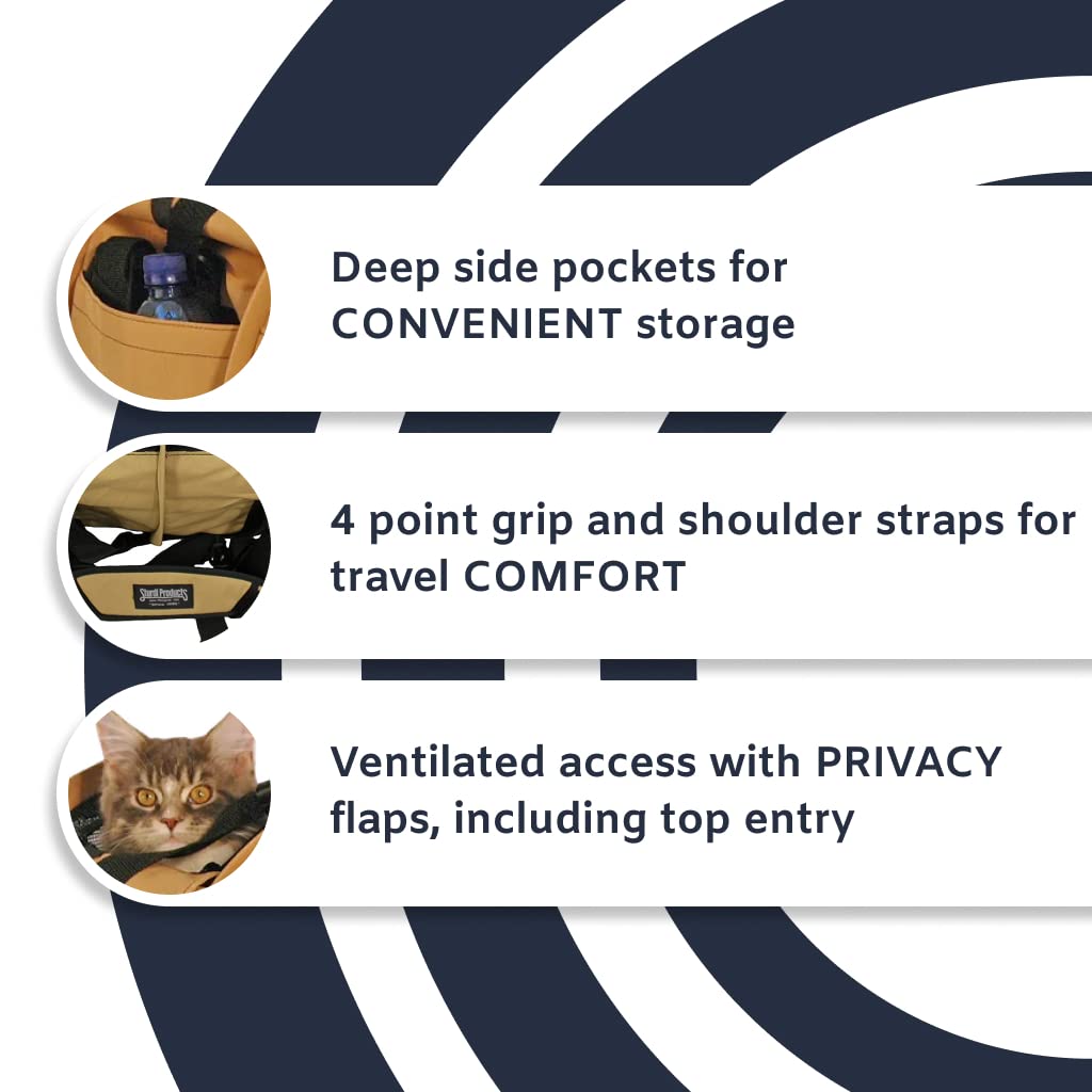 STURDI BAG 4-point safety straps for stable, comfortable transport