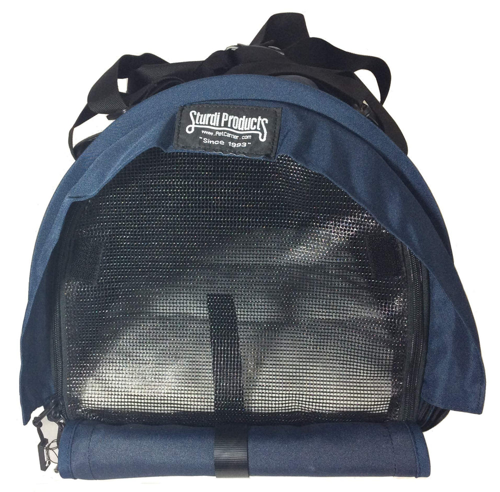 SturdiBag privacy flaps provide calmer in-flight experiences by reducing stimuli.