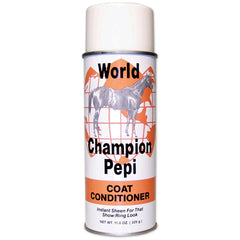 STYLE AROMATHERAPY Pepi Coat Conditioner, vista frontal de la botella, aporta brillo y suavidad al pelaje.