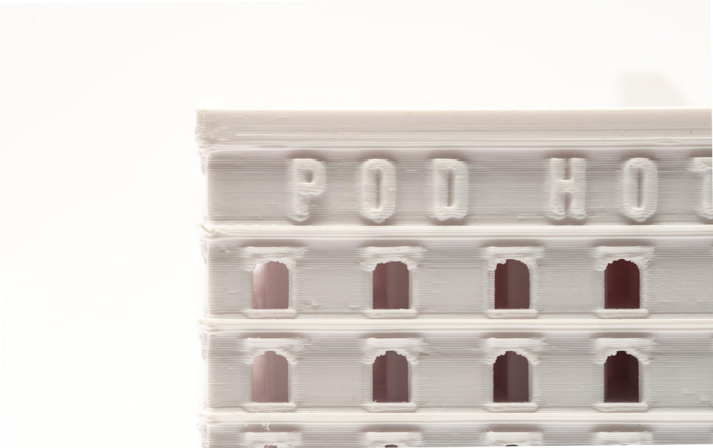 SubstrateSource Pod Hotel monitoring-friendly white finish aids observation of activity.