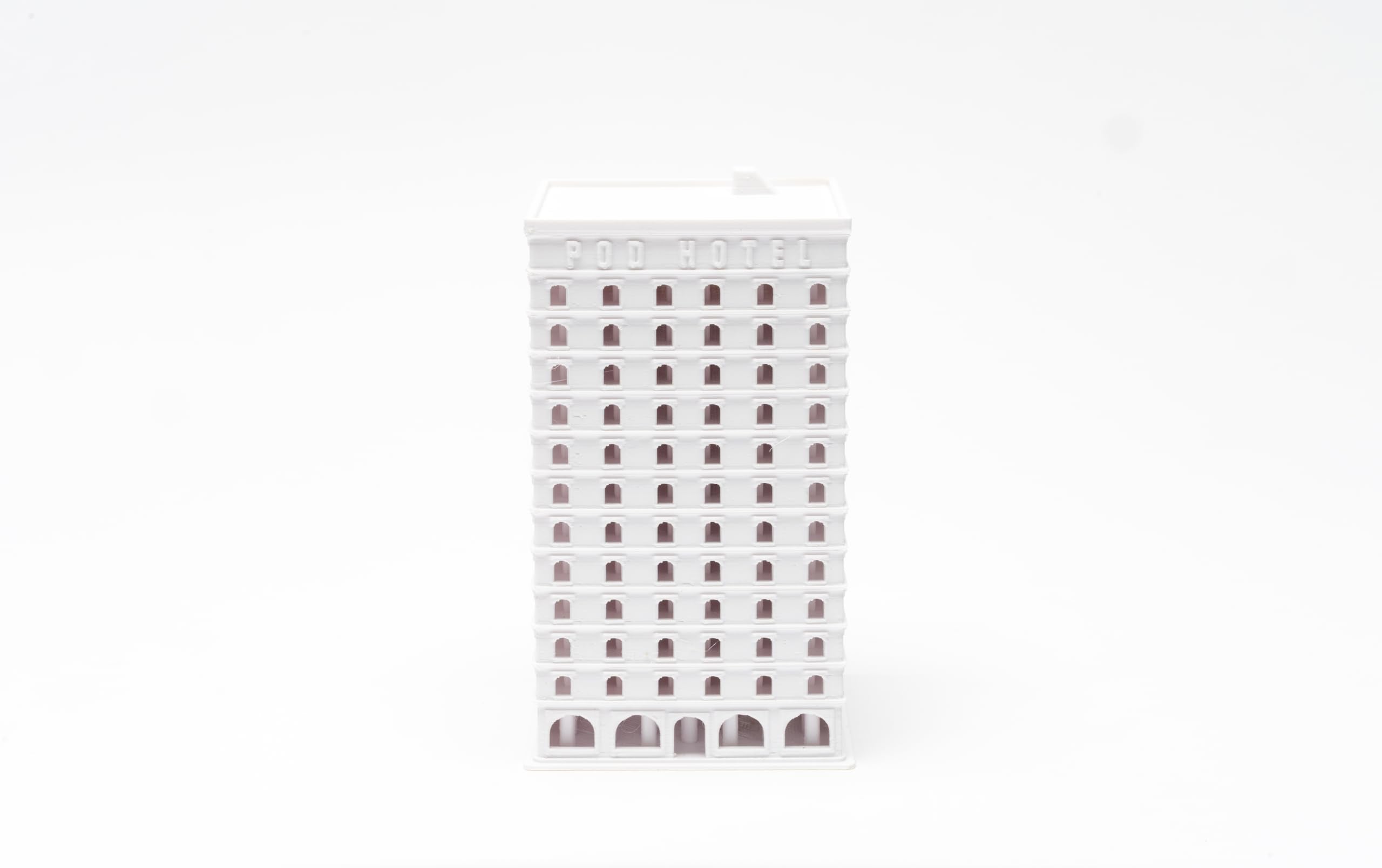 SubstrateSource Pod Hotel white 3D-printed housing suited for easy tank integration.