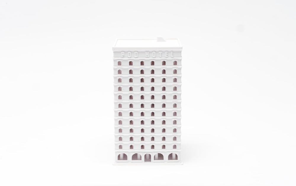 SubstrateSource Pod Hotel white 3D-printed housing suited for easy tank integration.