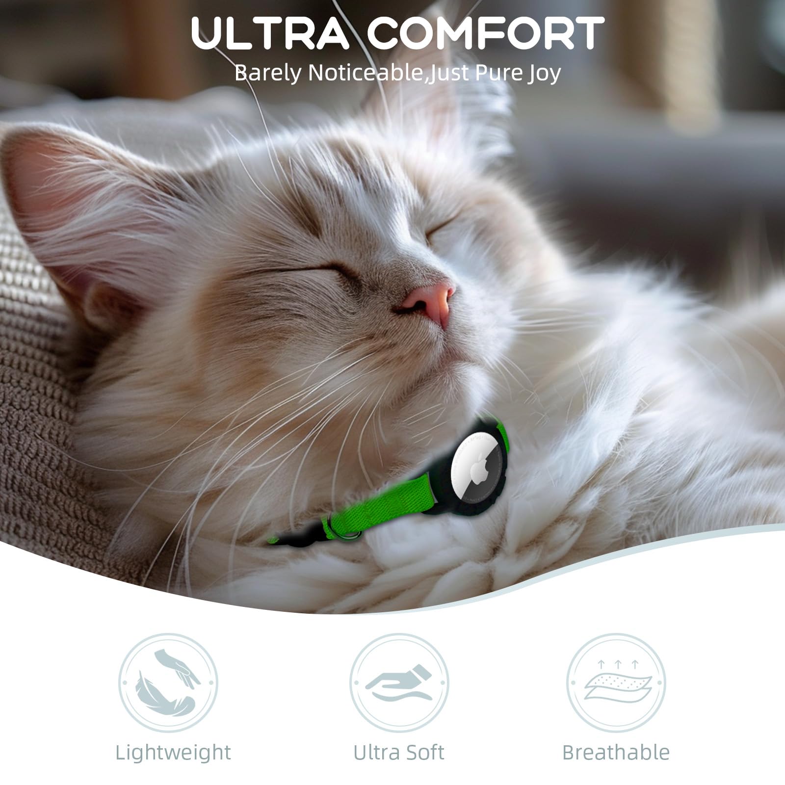 Sucegi adjustable collar fits 8 to 12.5 inches for cats and small dogs