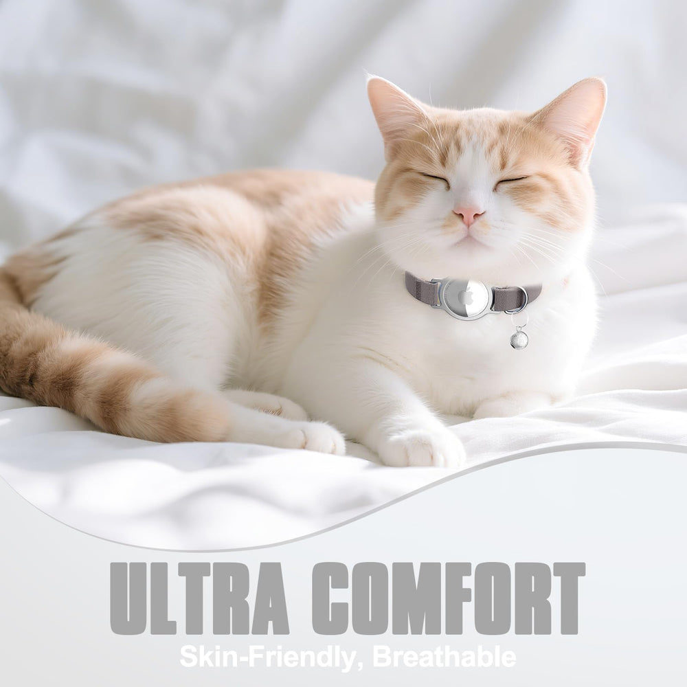 Sucegi AirTag Cat Collar adjustable fit suits cats and kittens.