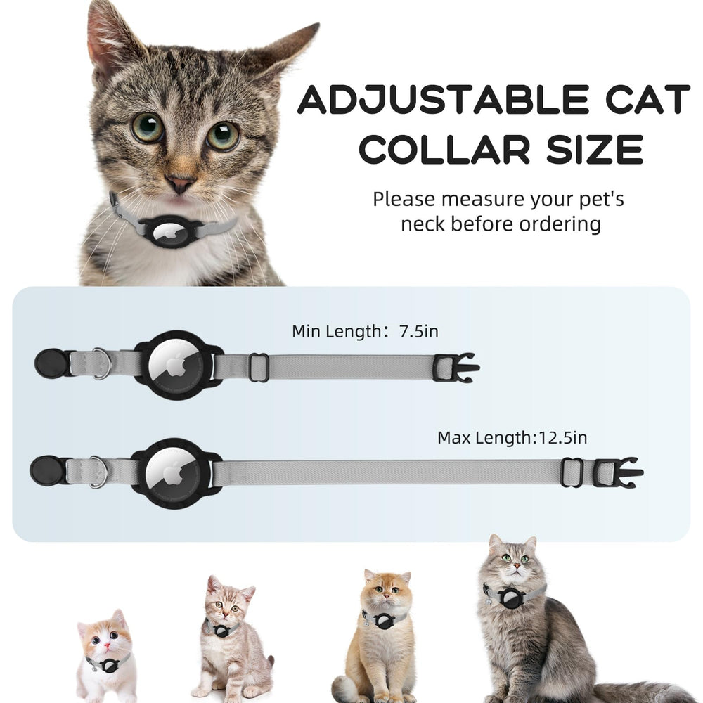 Sucegi AirTag Cat Collar lightweight 0.25oz for barely-there feel
