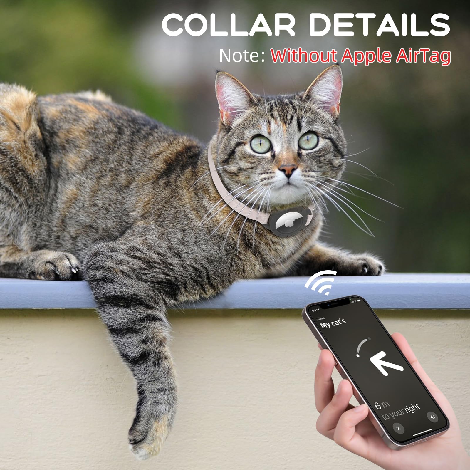 Collar Sucegi con campana integrada para detectar al animal.