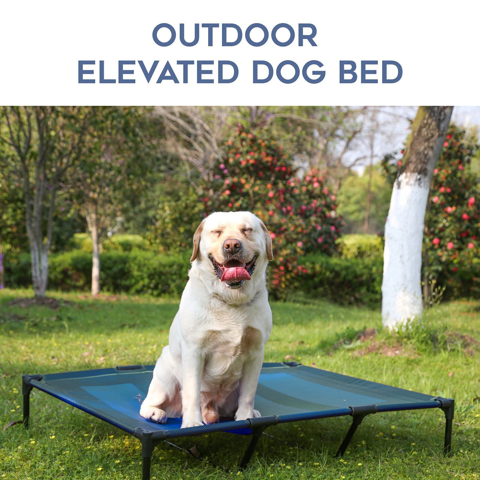 suddus dog bed non-slip pads ensures stable placement indoors or outdoors