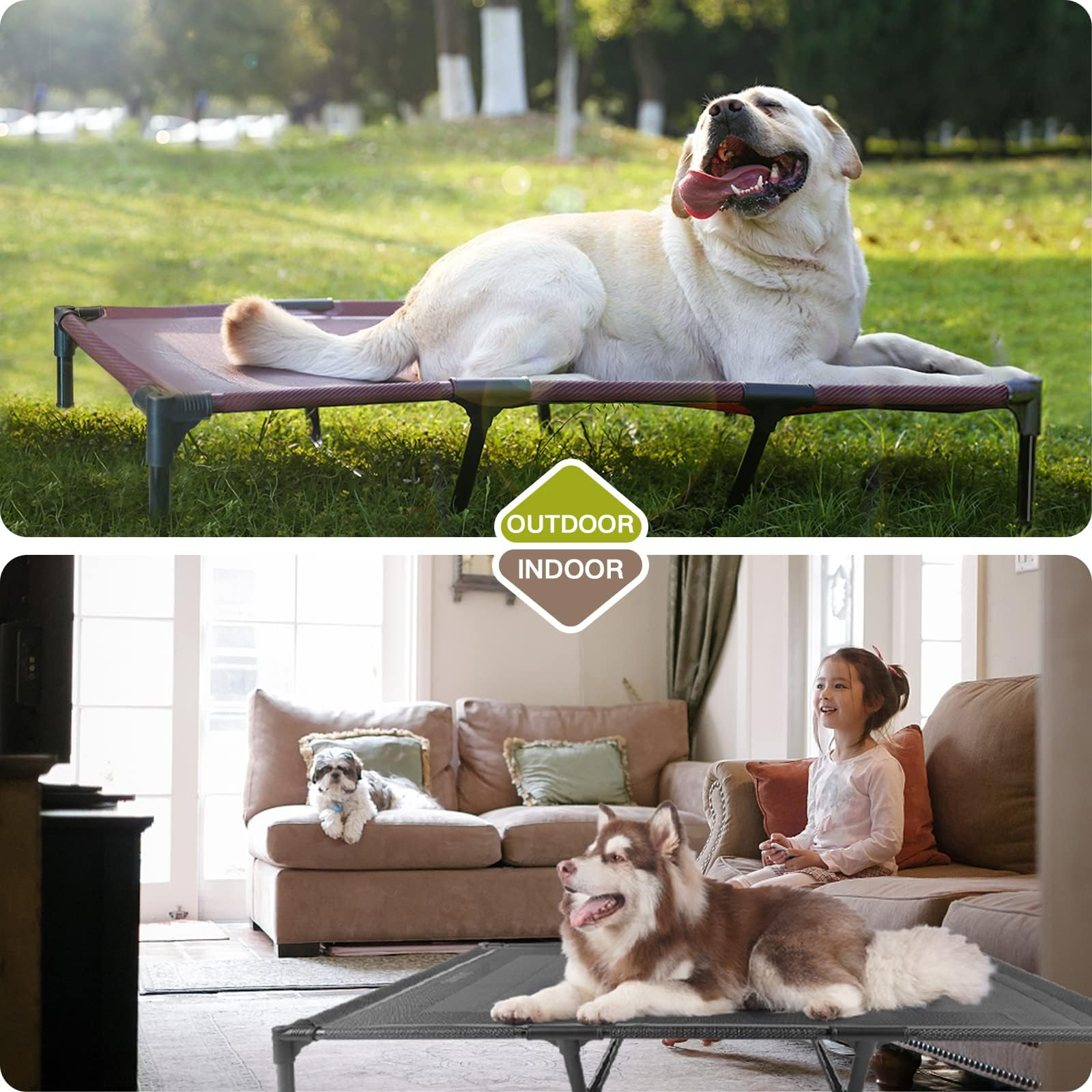 Suddus portable cot includes carry bag for travel