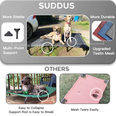 Suddus waterproof cover option protects bed outdoors