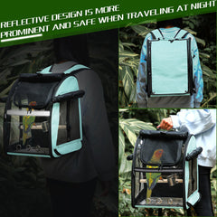 Bottom cleaning opening on Suertree bag enables easy tray cleaning on travel