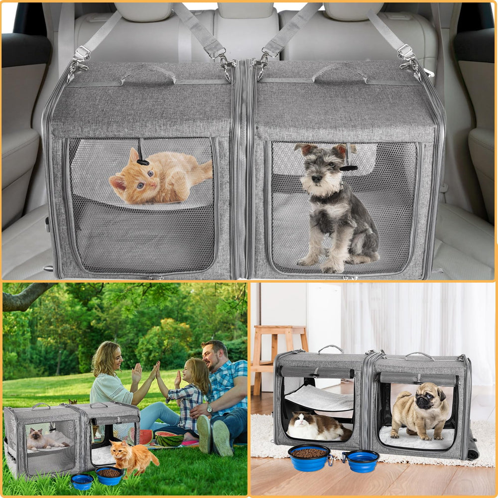 Suertree carrier supports pets up to 45 lbs for cats.