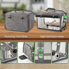 Suertree portable lightweight travel carrier with handle ready to go