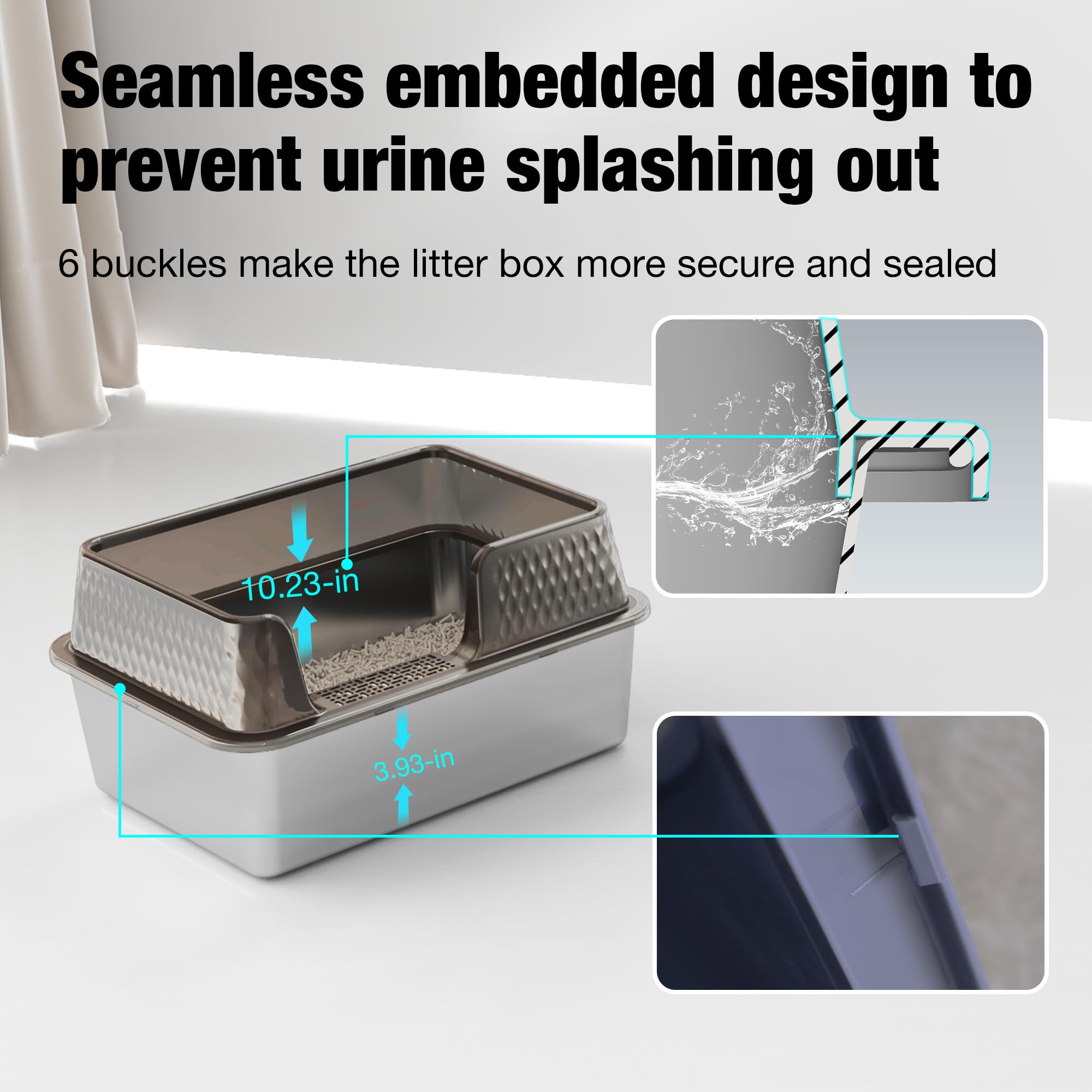 Suhaco non-slip base keeps the box steady during use